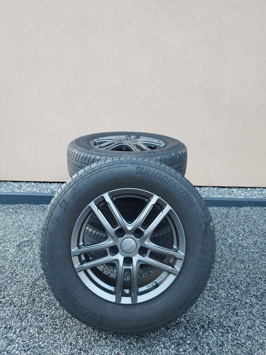 Letné pneu+ alu disky, 5x114.3, 215/70/R16