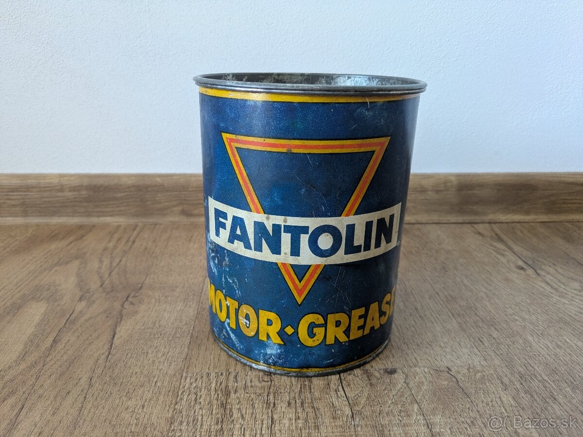 Stará plechovka Fantolin Motor Grease - ORIGINÁL