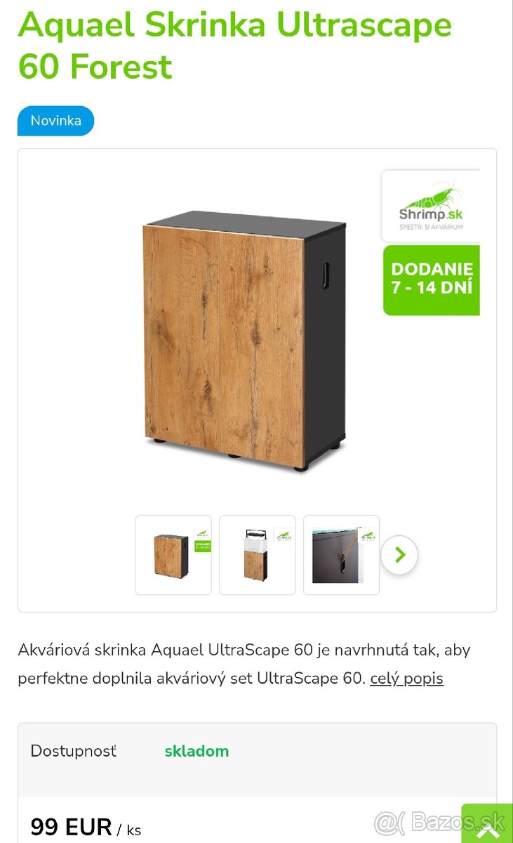 Skrinka pod akvarium