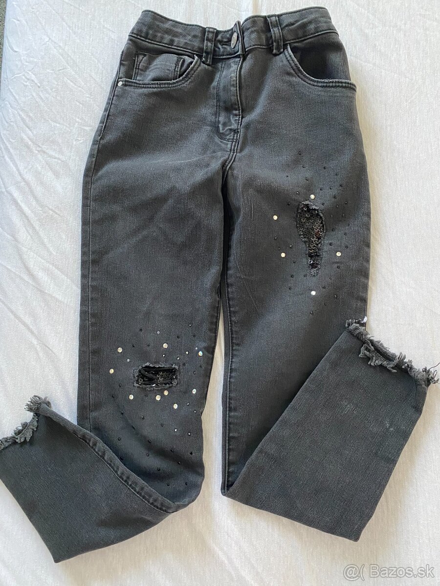 Dievčenské rifle 134cm