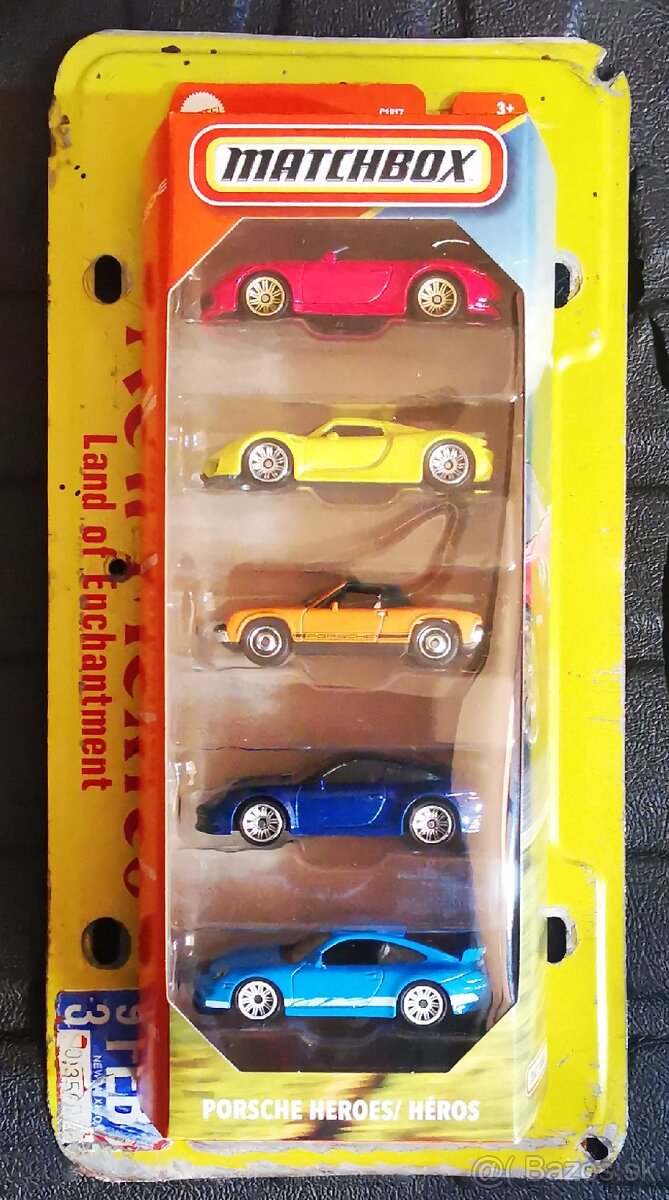 Matchbox 5 balenie Porsche Heroes