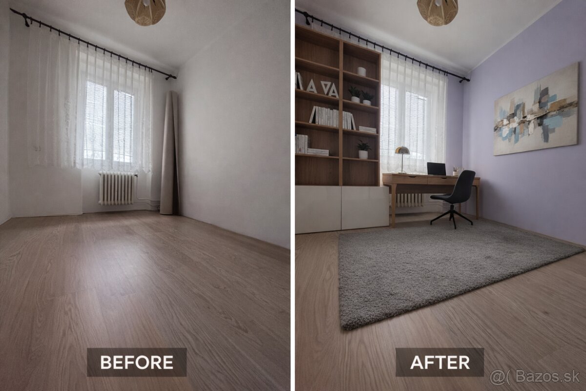 3-room brick apartment wider city center Košice, Bencúrova Street