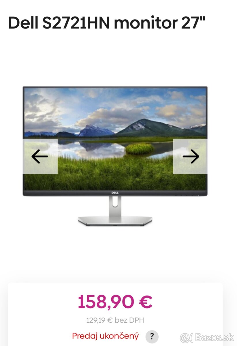 Predam monitor Dell