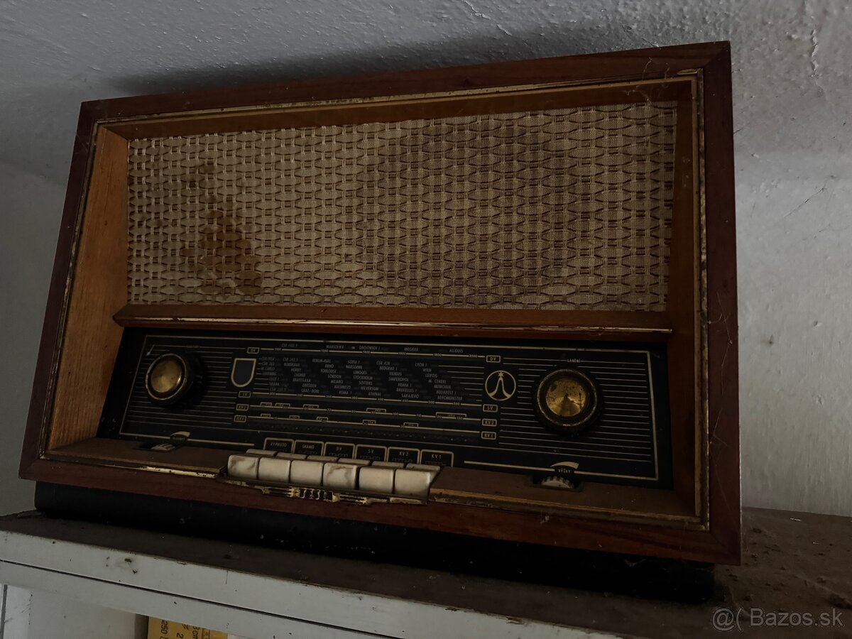 Rádio Tesla - nálezový stav