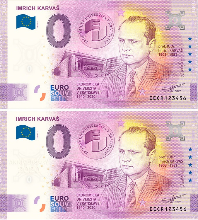 Predám 0 € bankovky od 3,50 rok 2020