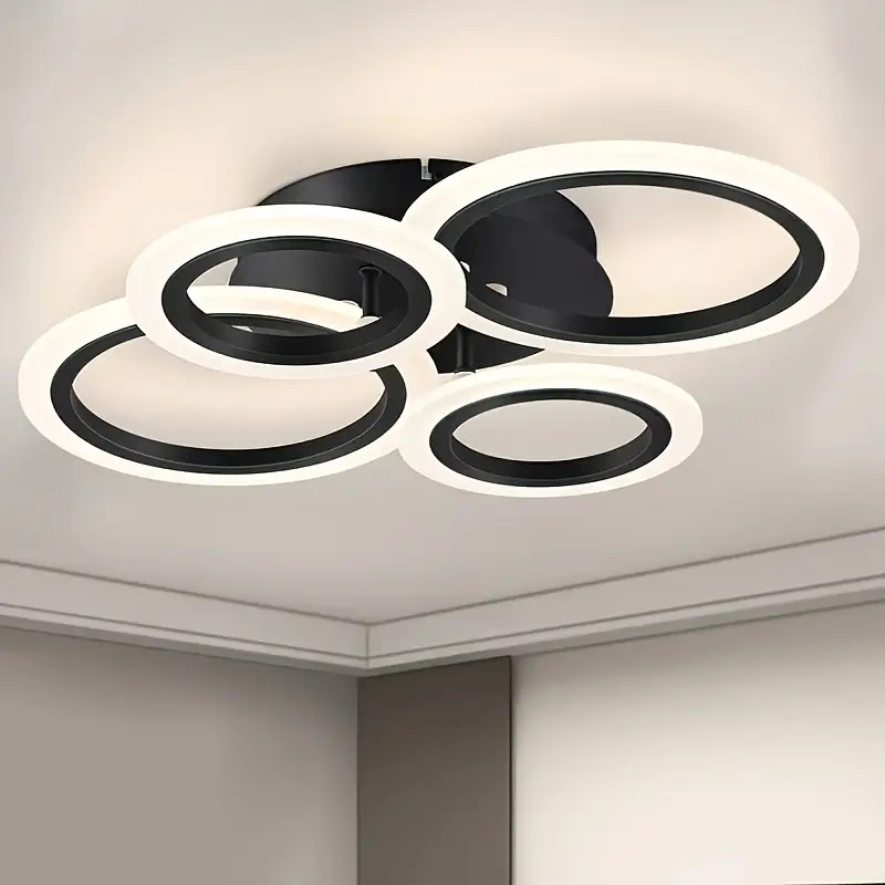 Stropné LED svietidlo - čierna, biela, zlatá 35W