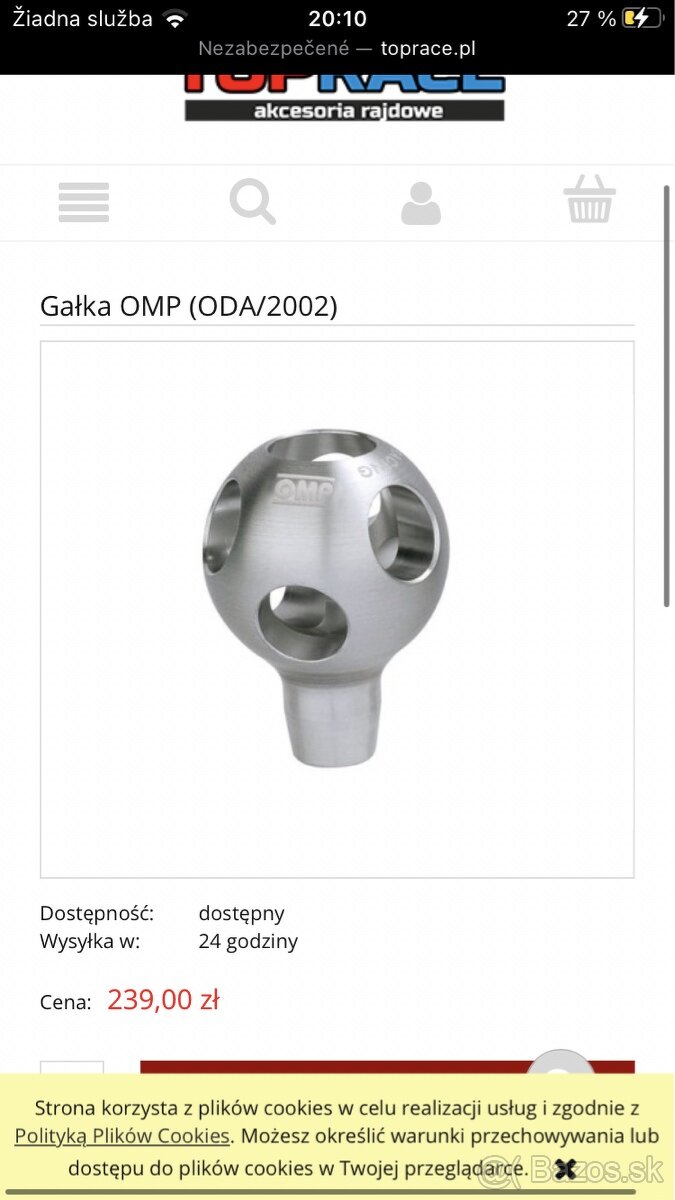 Radiaca páka OMP KUPIM