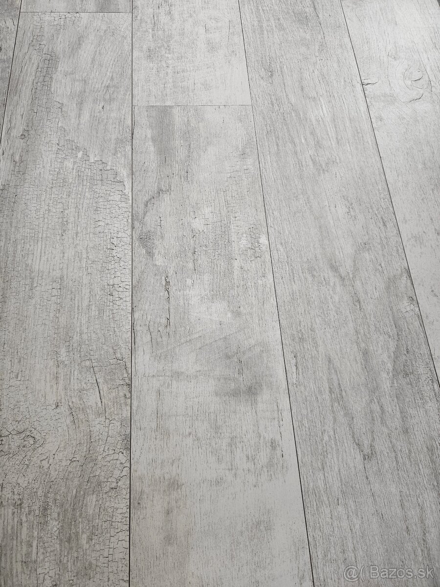 Dlažba 20x120 gres, rektifikovaná, dizajn rustik, bianco