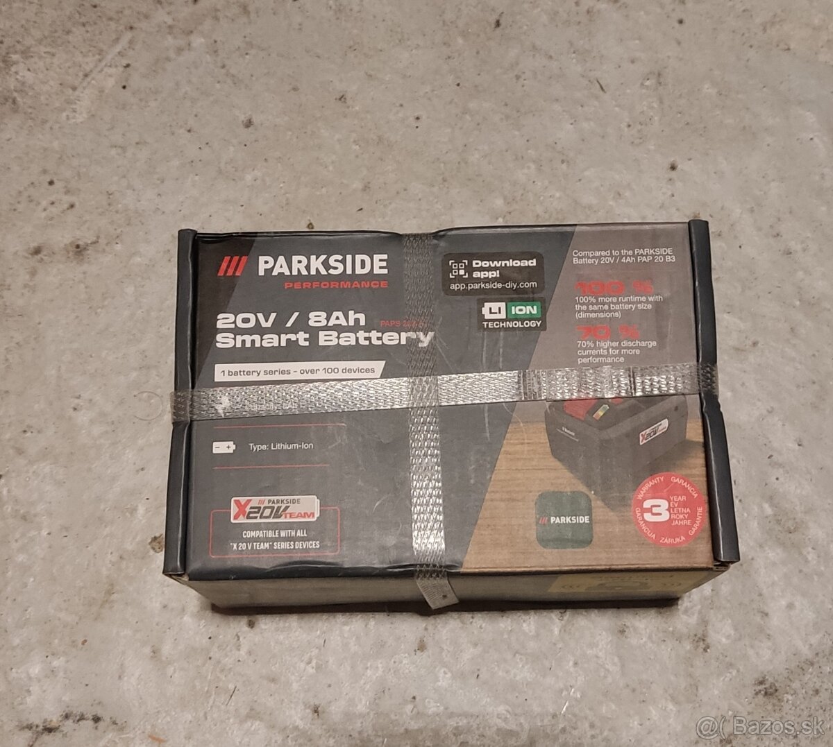 Parkside smart batéria 20V 8Ah