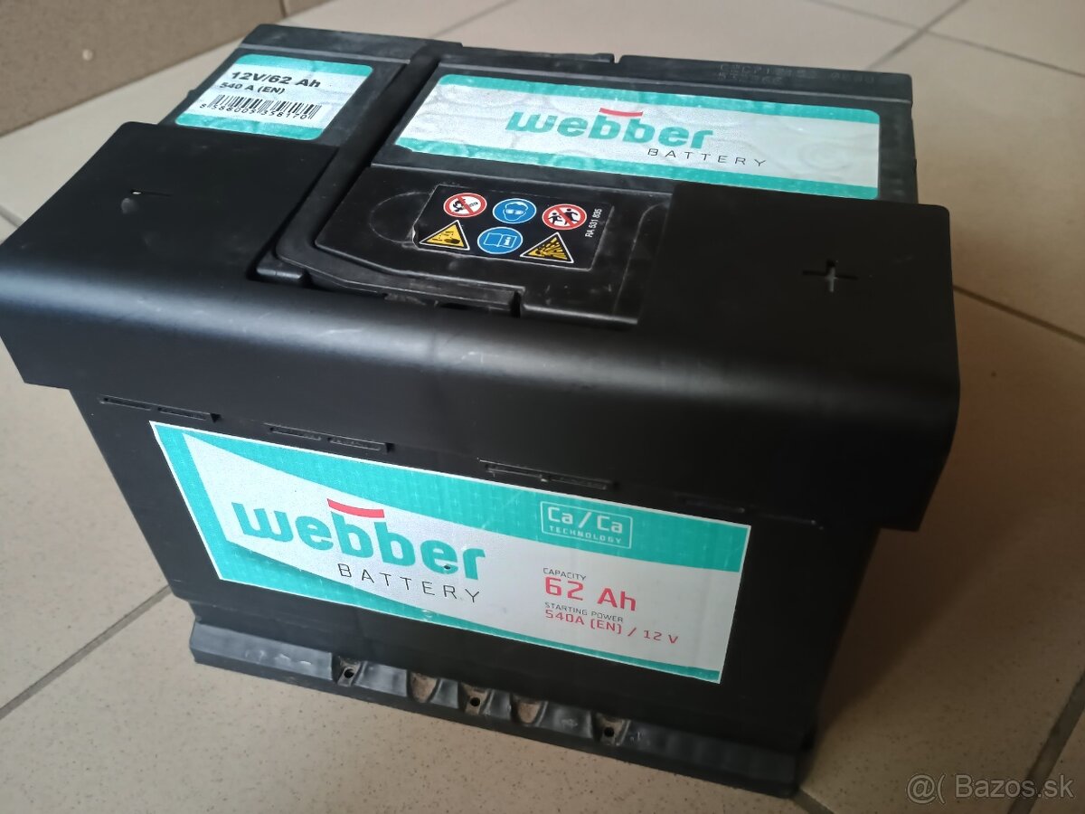 Autobateria 12V 62Ah 540A