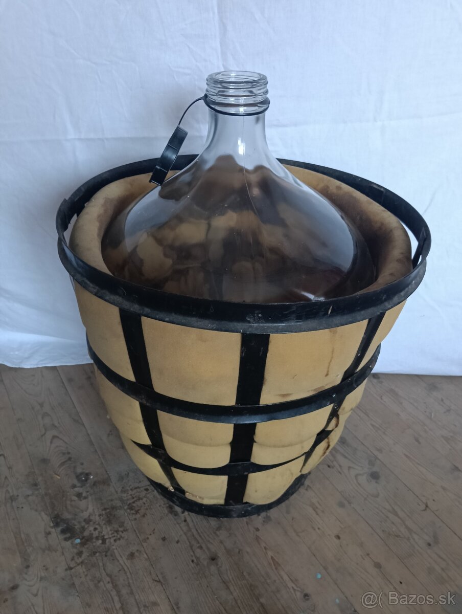 demižóny 50 L, 25L, 20L, 15L