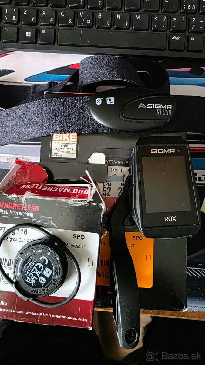 Predám Sigma ROX 11.1 EVO HR SET + Sigma Duo ANT+/Bluetooth