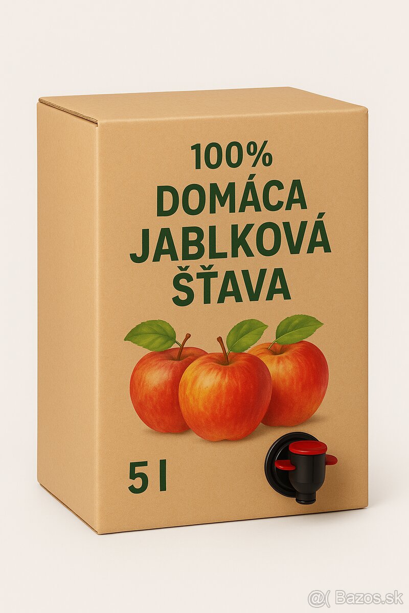 Domáca jablková šťava – 100% prírodná 🍏