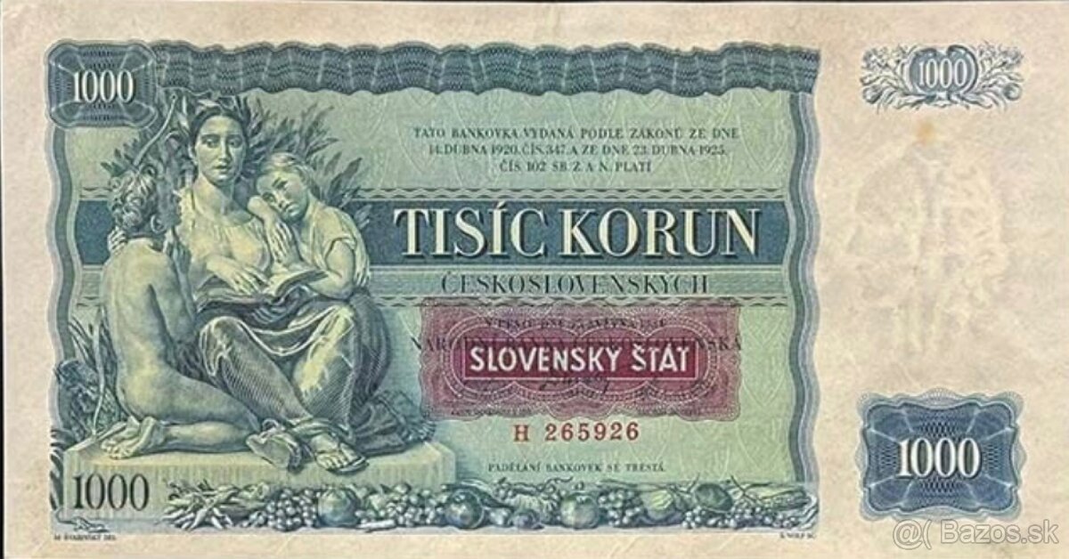 KÚPIM STARÉ BANKOVKY