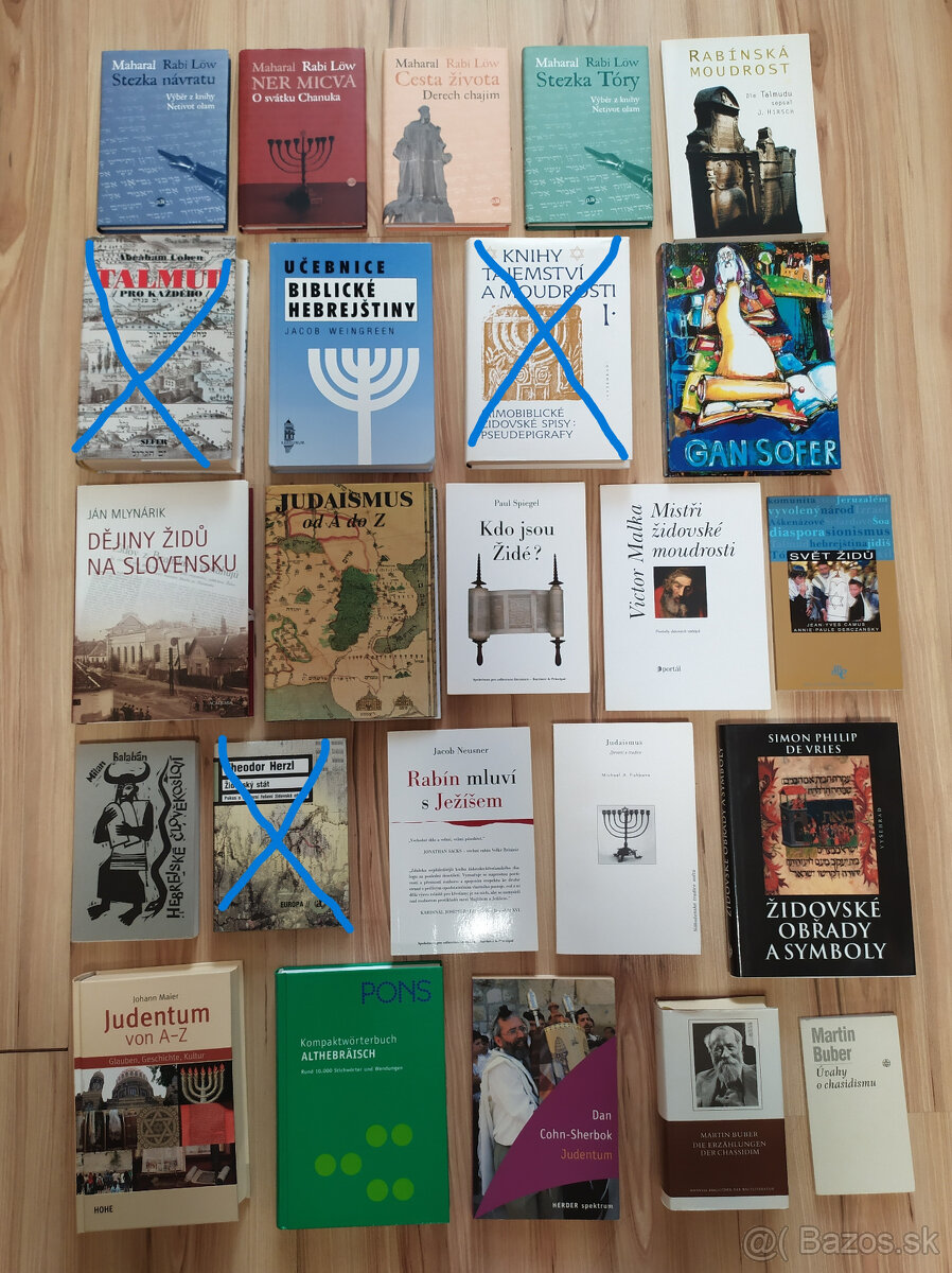 Predám knihy o judaizme / židovstve
