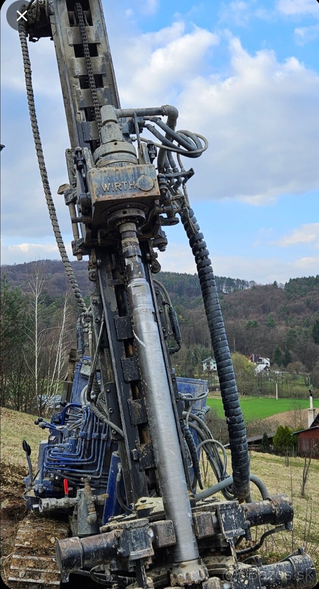 Vrtanie studni,širka stroja 120cm