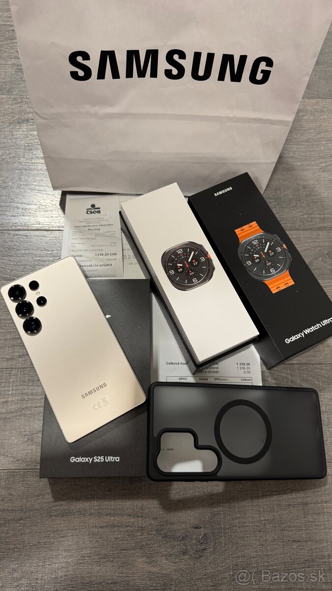 Samsung galaxy s25 ultra 256GB komplet balenie záruka 24mes.
