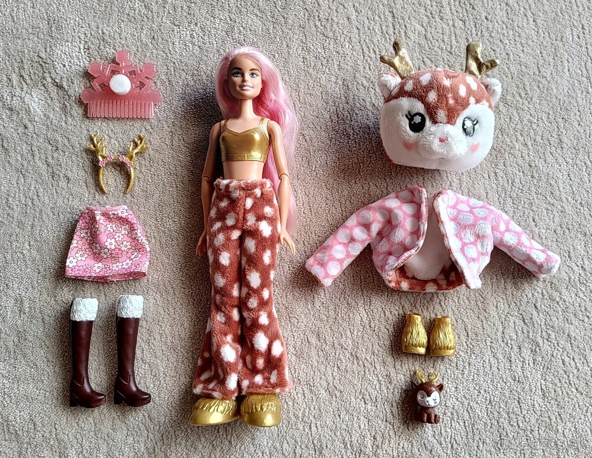 Bábika Barbie Cutie Reveal Jeleň