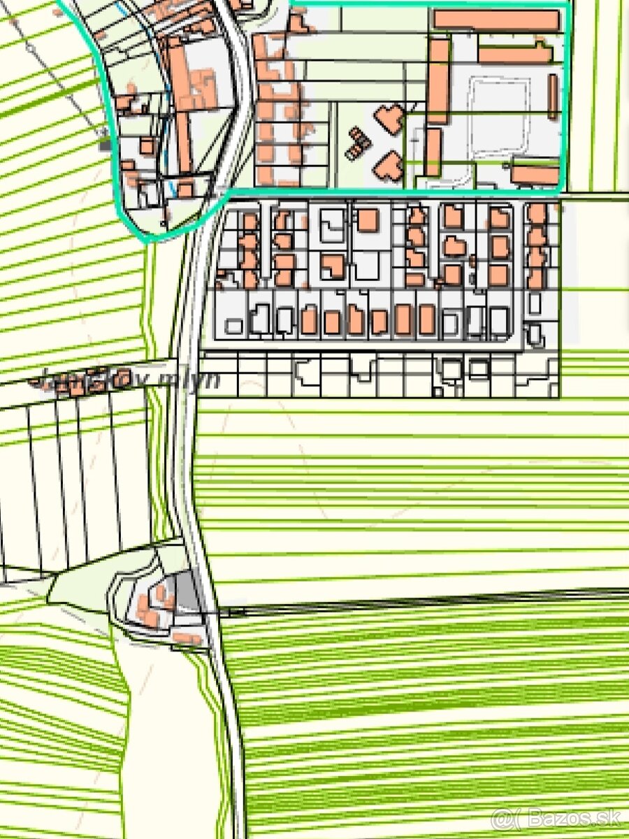 Stavebný pozemok 690 m², Vrádište s IS