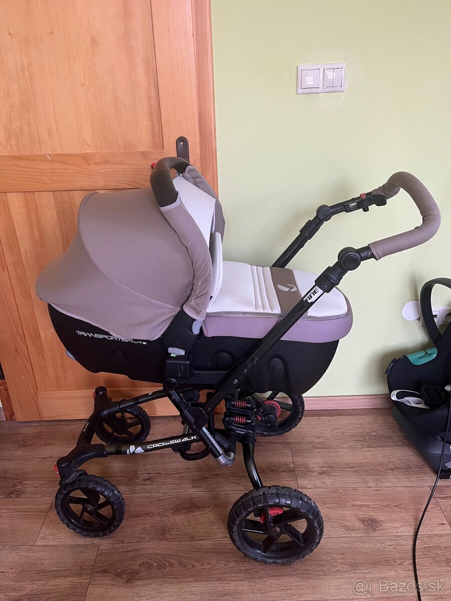 Trojkombinácia kočík - Jané crosswalk - béžový