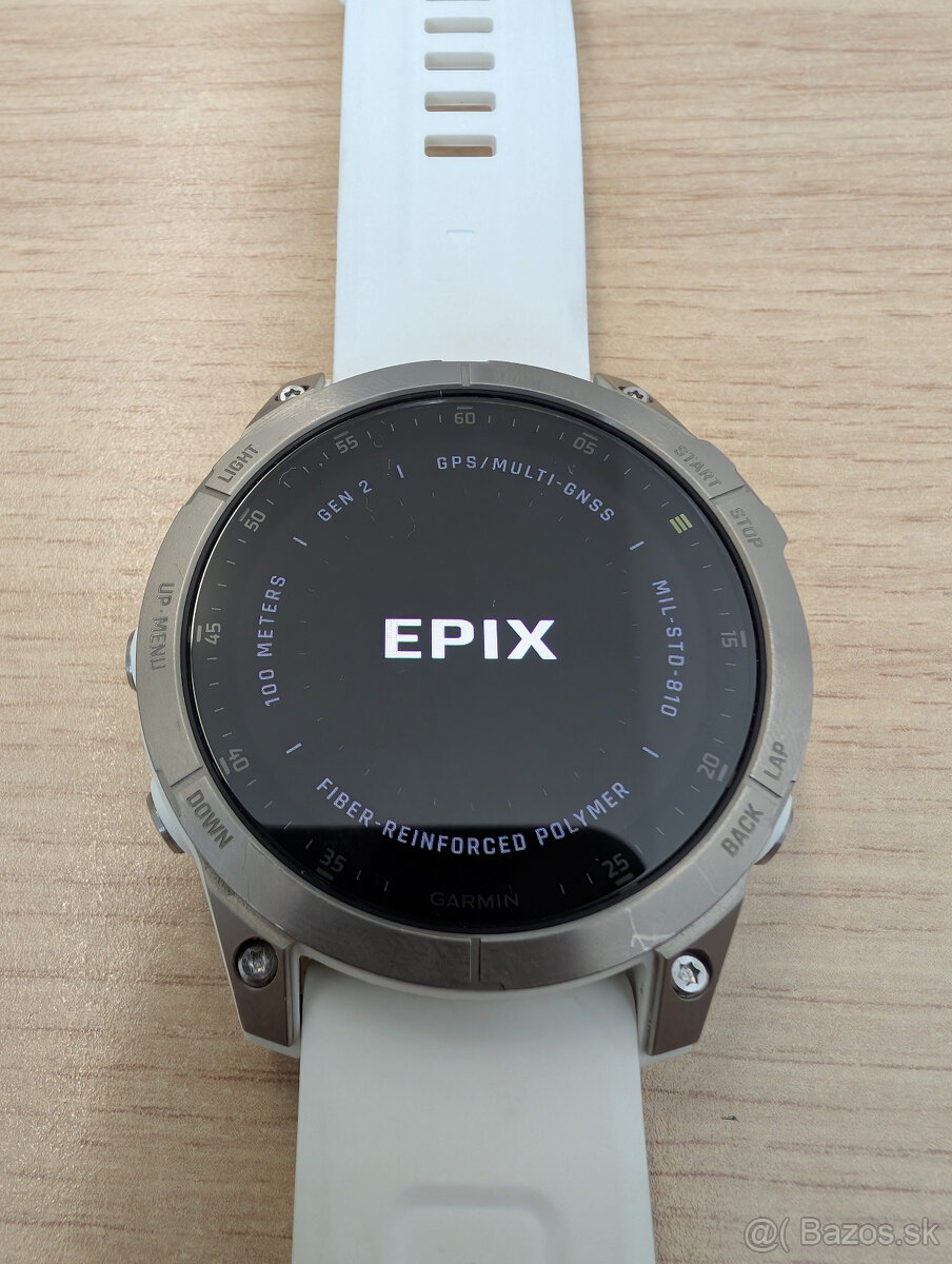 Garmin epix Gen 2 Sapphire Edition Titanium/White