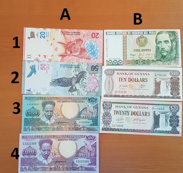 Bankovky mix Južná Amerika