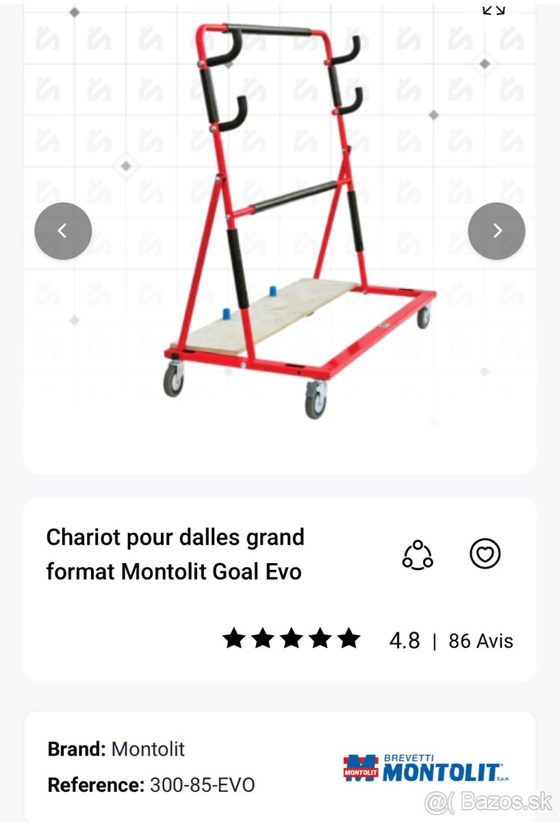 Prepravný vozík Montolit Goal Evo