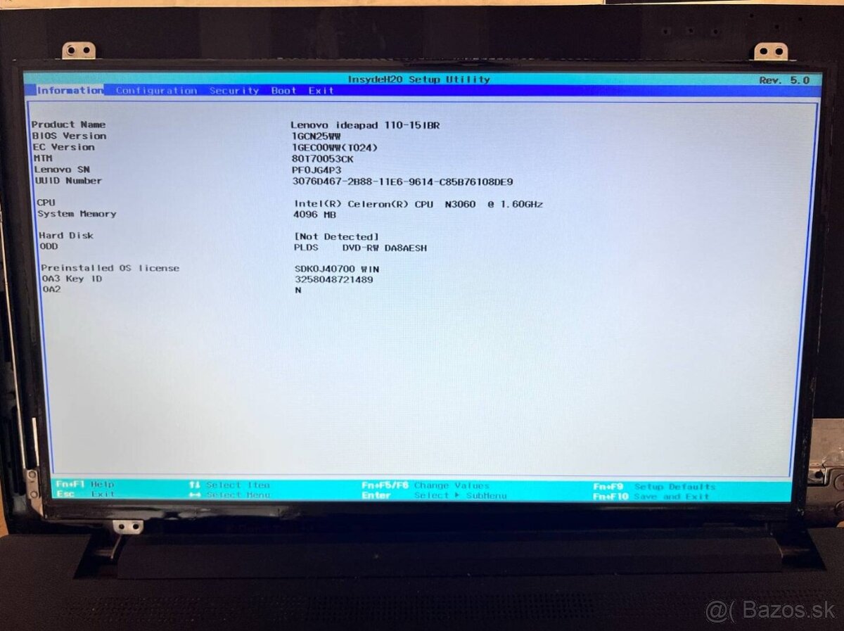 Predám obrazovku do notebooku 14"LED SLIM display 30pin.