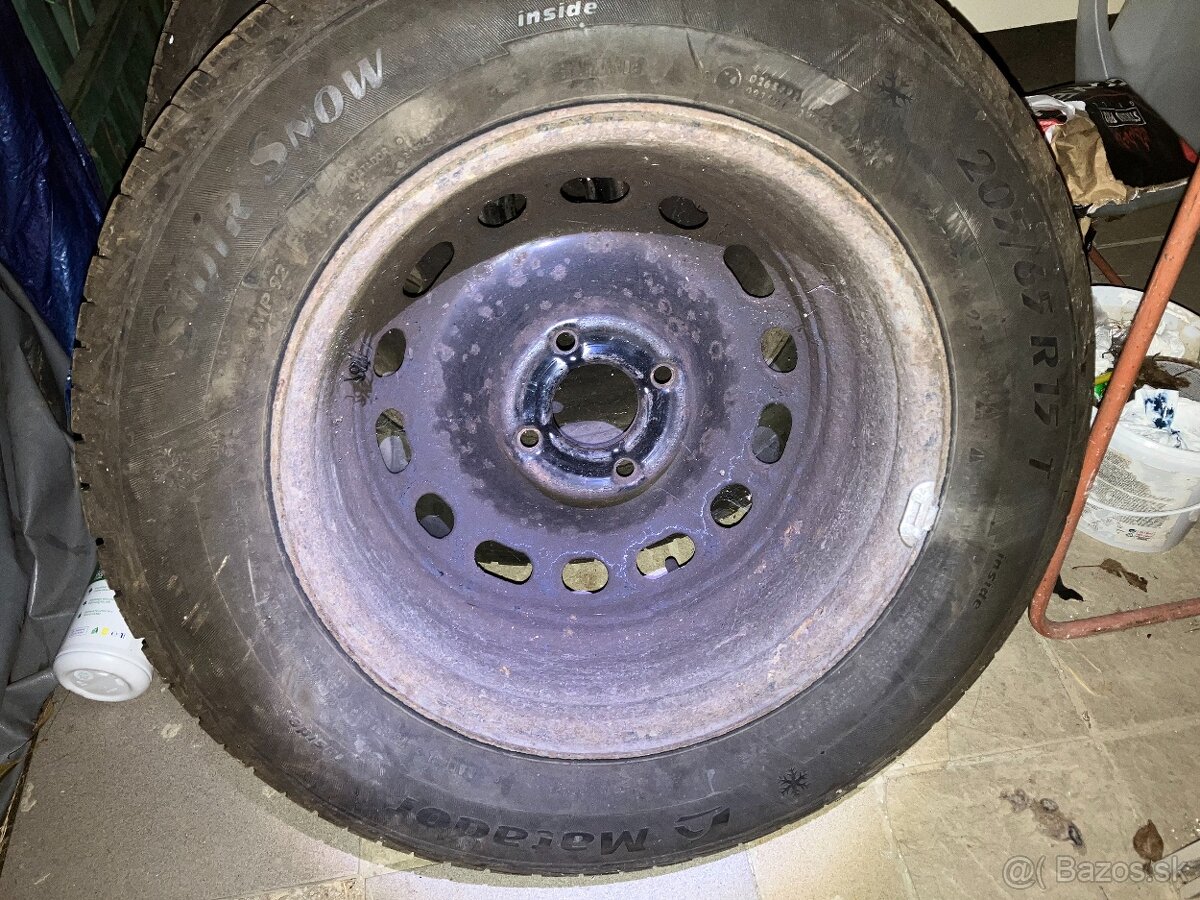 Plechove disky R15 Peugeot partner tepee