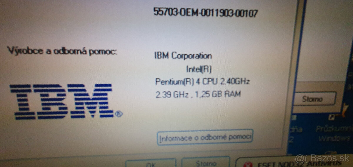 Predám PC IBM NetVista tower bez HDD