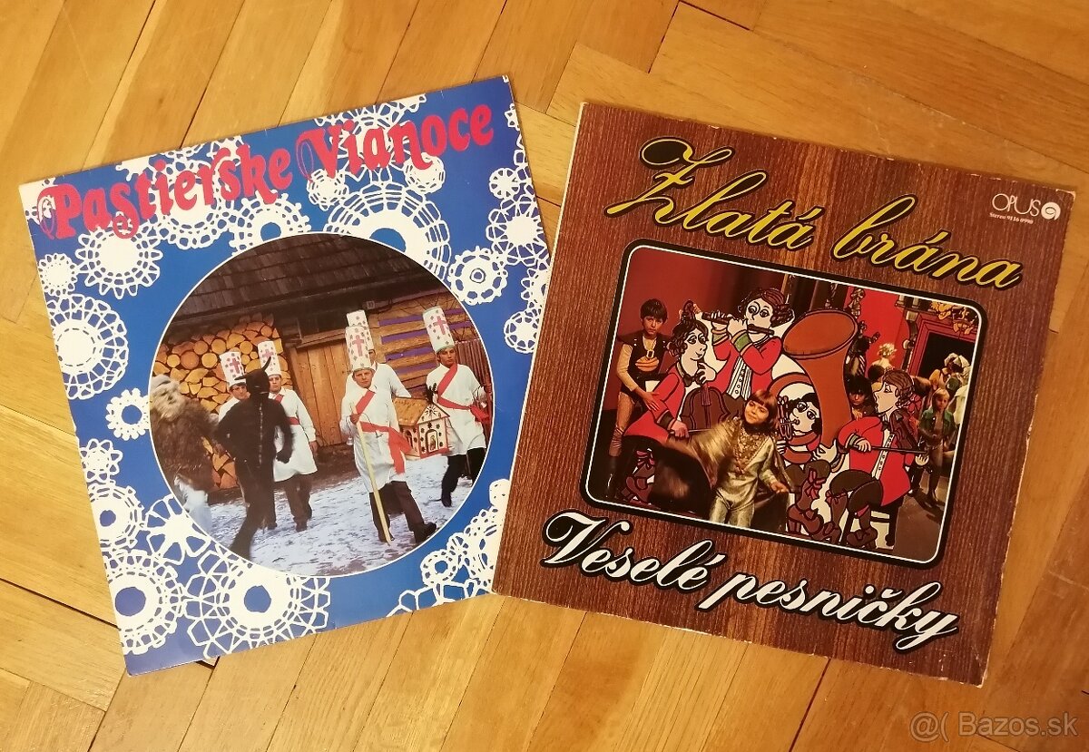 LP gramofónové platne Zlatá brána/Pastierske Vianoce