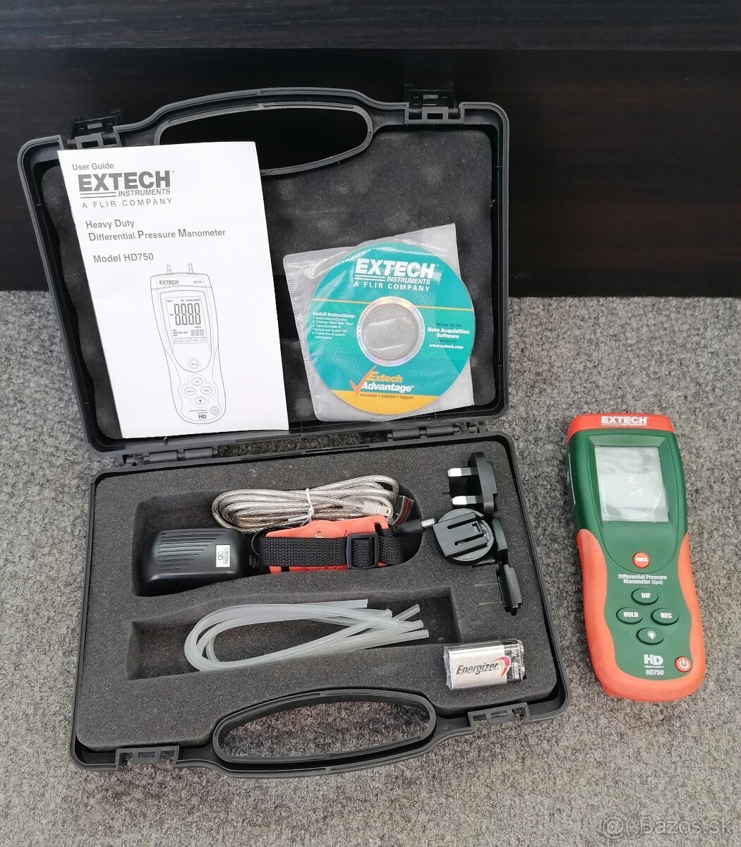 DIFERENČNÝ TLAKOMER EXTECH