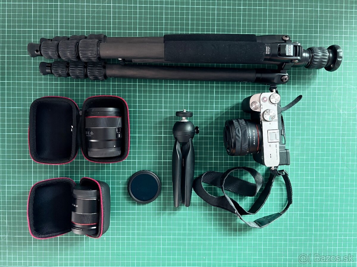 Sony A7C s príslušenstvom