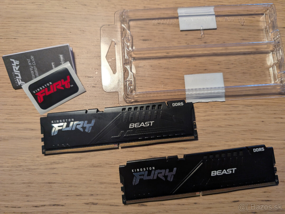 Kingston Fury 64GB Kit (2x32GB) 5600MT/s CL40 DDR5