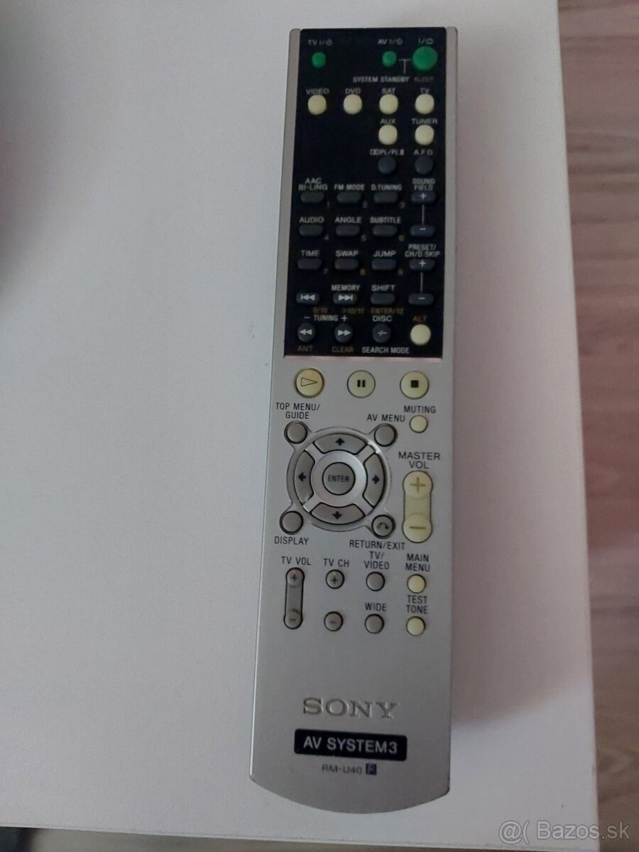 Dialkovy ovladac sony RM-U40