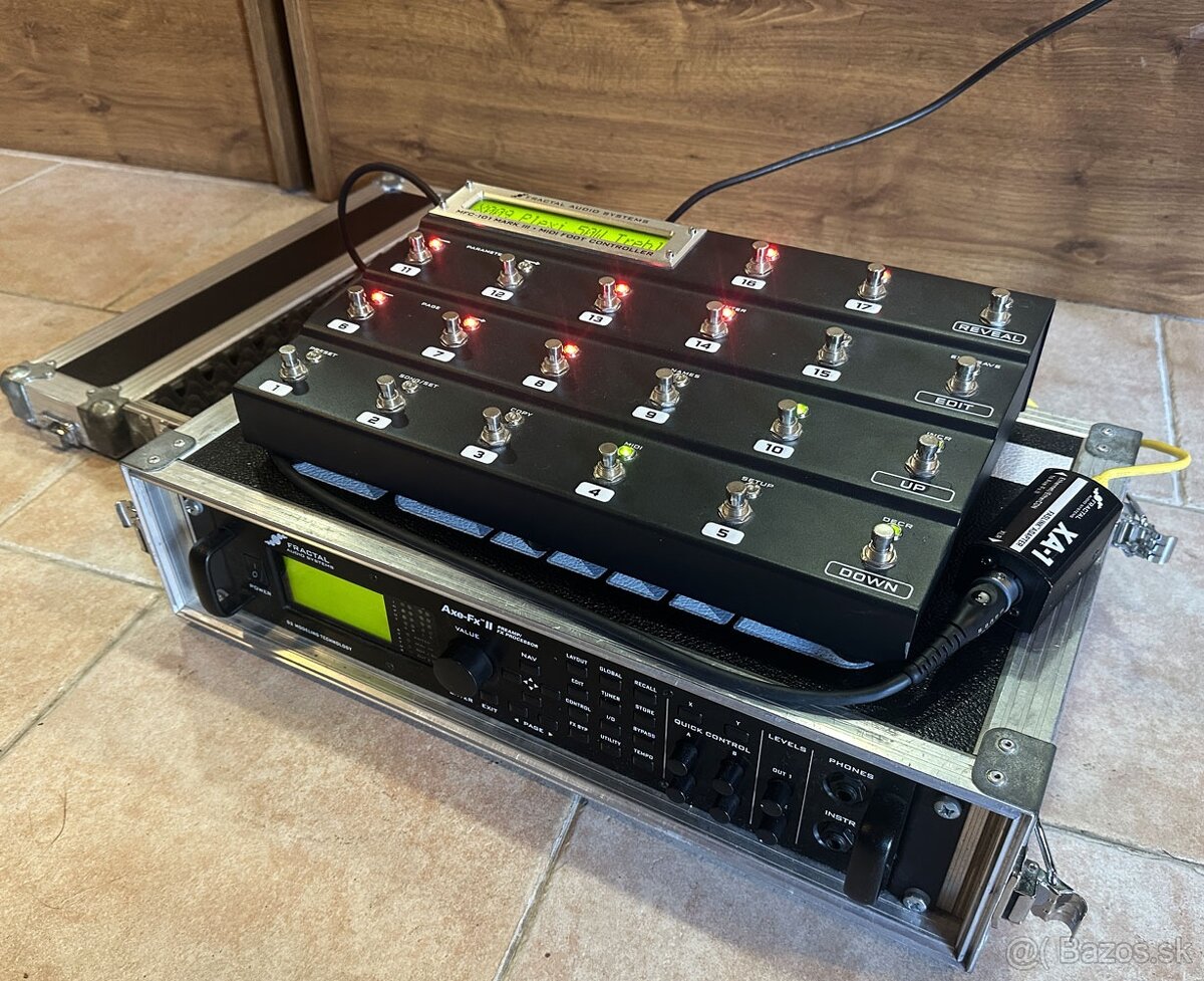 Fractal Axe-FX 2 + orig. footwitch MFC-101 mk3 + rack