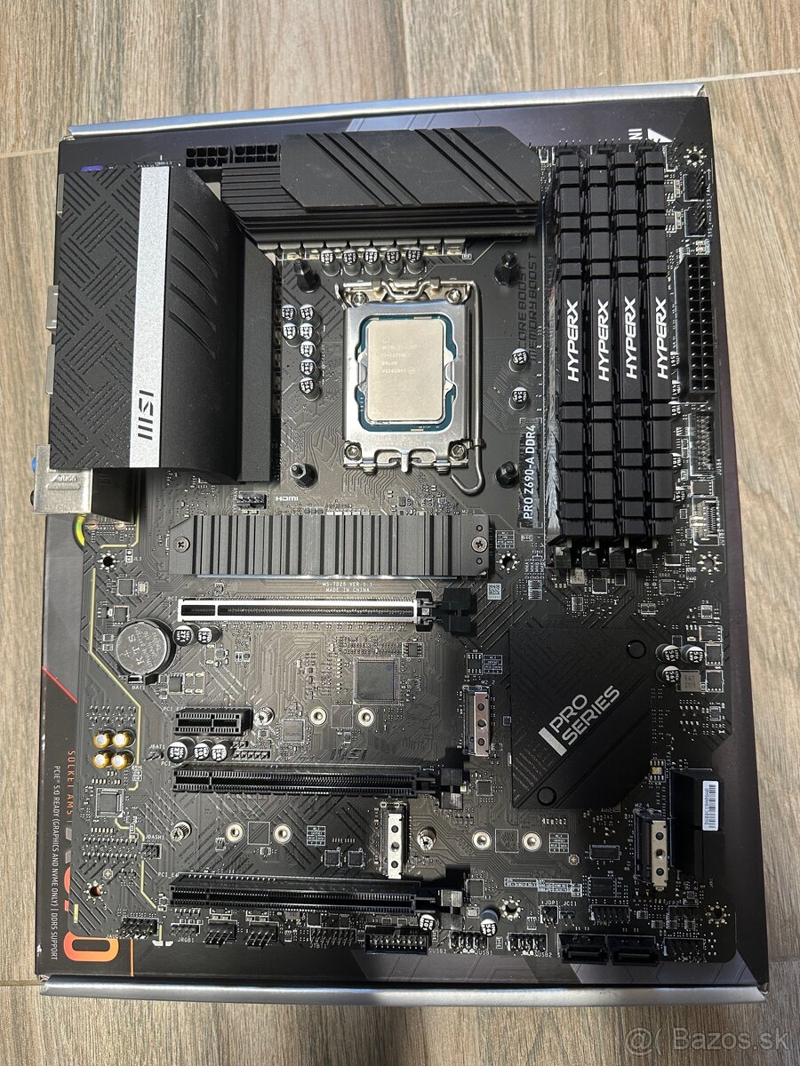 12700K + Zakladna doska + RAM DDR4 64GB + Zdroj 850W