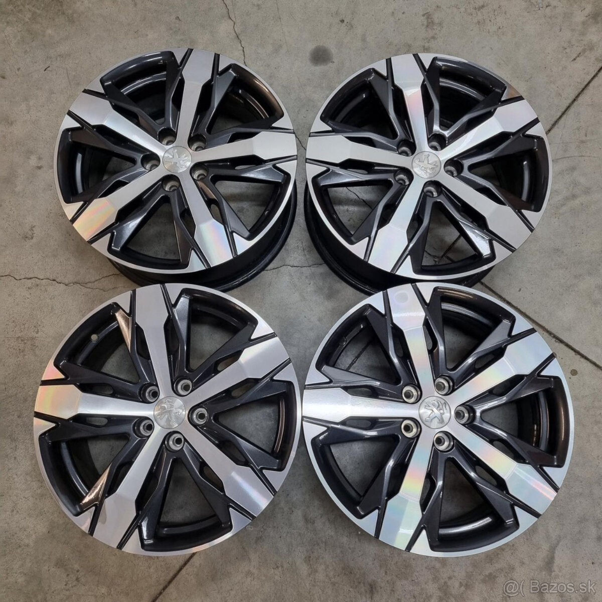 Hliníkové Peugeot disky 5x108 R18 7,5J ET49