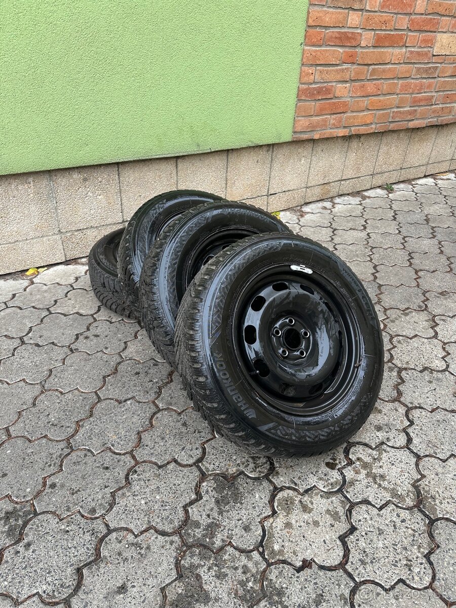 195/65 r15 Disky a zimné pneu Hankook