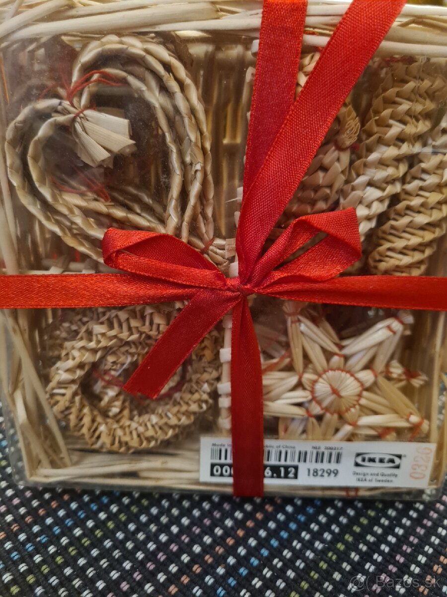 Vianočné ozdoby Ikea - 24 ks