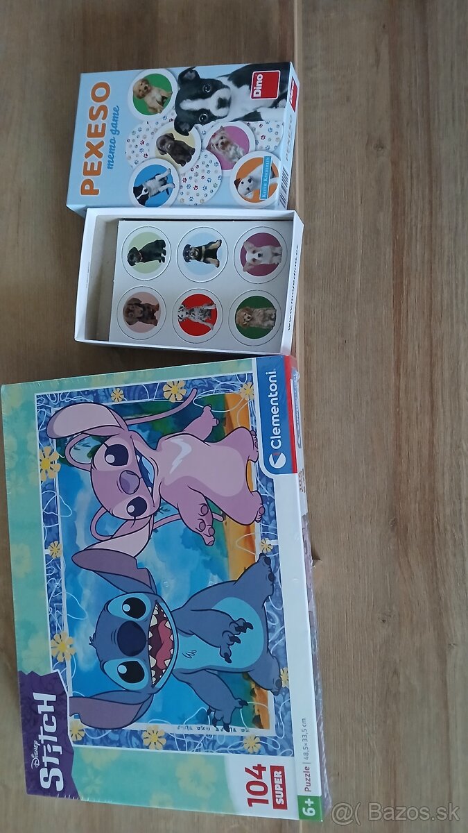 NOVE PUZZLE A PEXESO