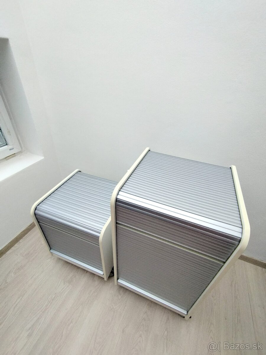 Skrinky na kolieskach s rolovacími dvierkami IKEA ASPVIK