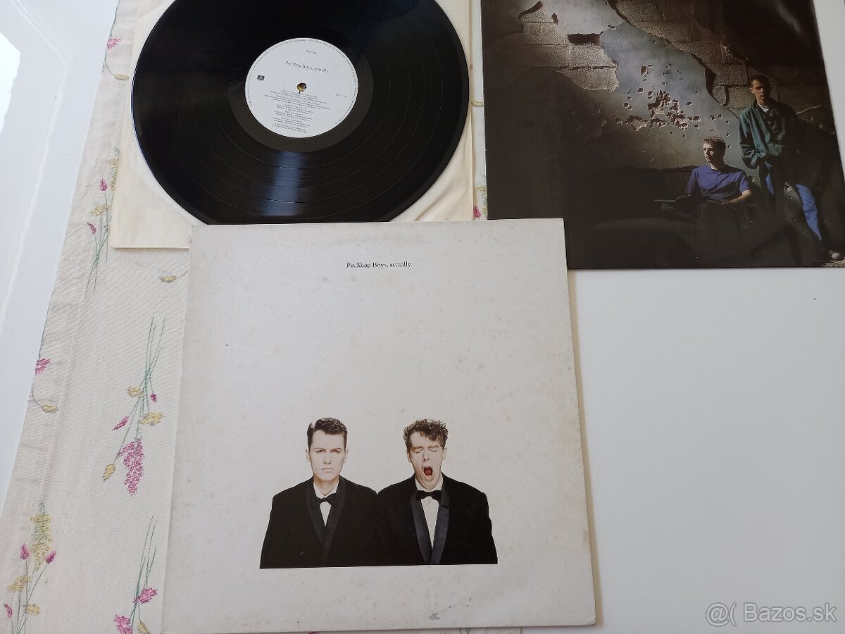 PET SHOP BOYS “Actually” /Parlophone 1987/+orig. vnut ob/tex