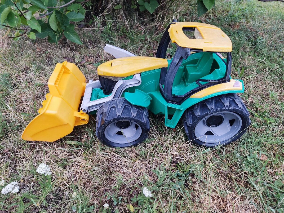 Traktor - bager, dĺžka 60cm