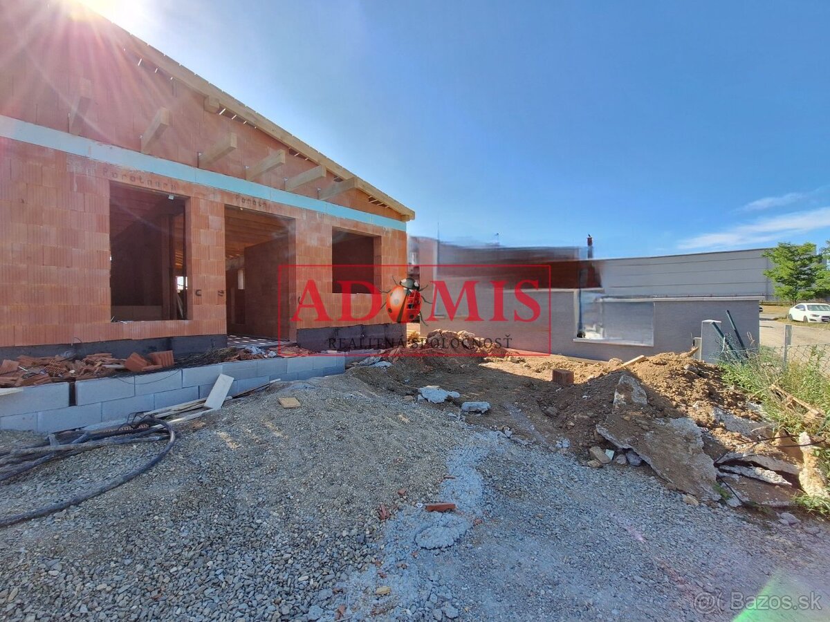 Predáme tehlový bungalov 4izbový Košice - Šaca,tep.čerpadlo,