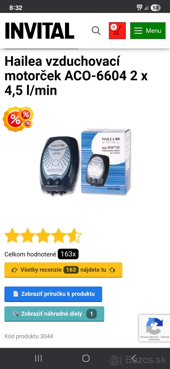 Vzduchovaci motorček