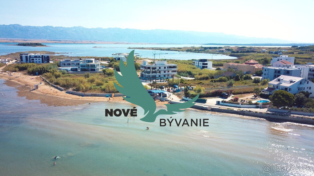 Chorvátako- Apartmán s bazénom a záhradou, 50m od mora- Priv