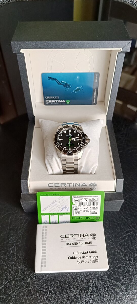 Predám automatické hodinky Certina DS Action Diver