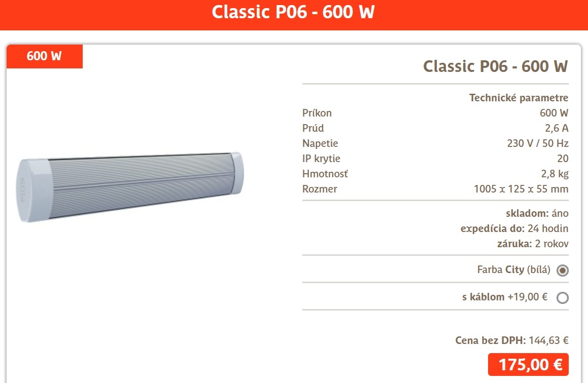 Predám infra ohrievací panel