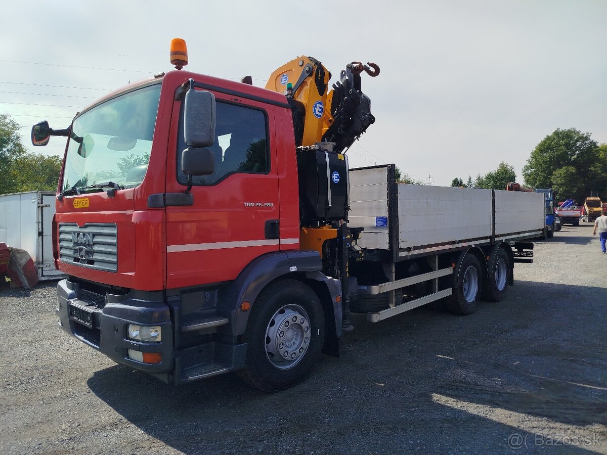 Man TGM 26.280 6x4 s HR Effer 205/4S